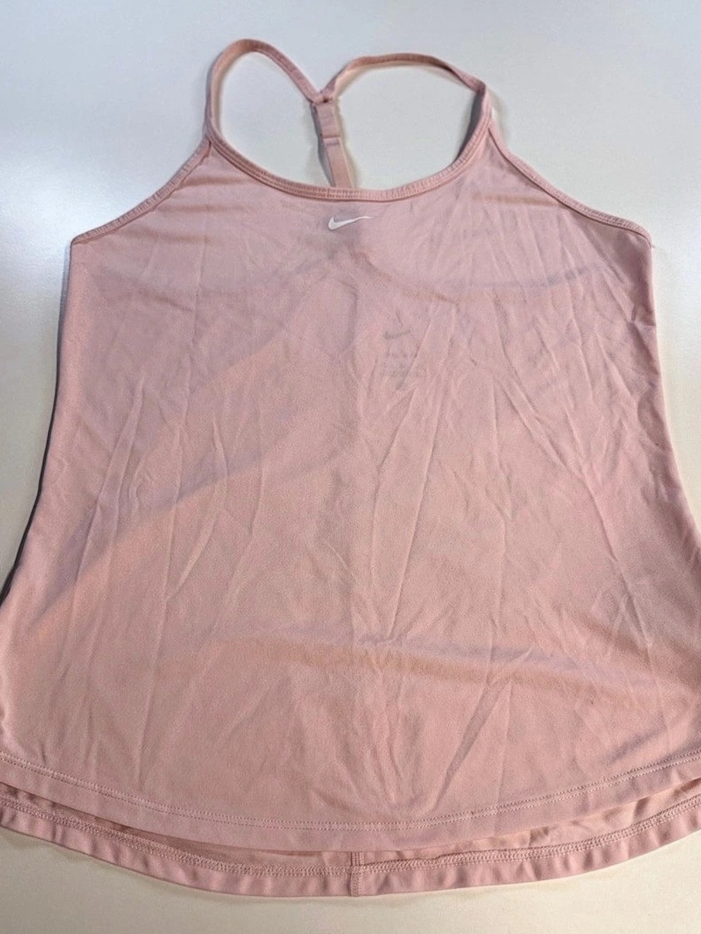 Nike Dri-FIT Just Do It Racerback Tank Pink Medium
